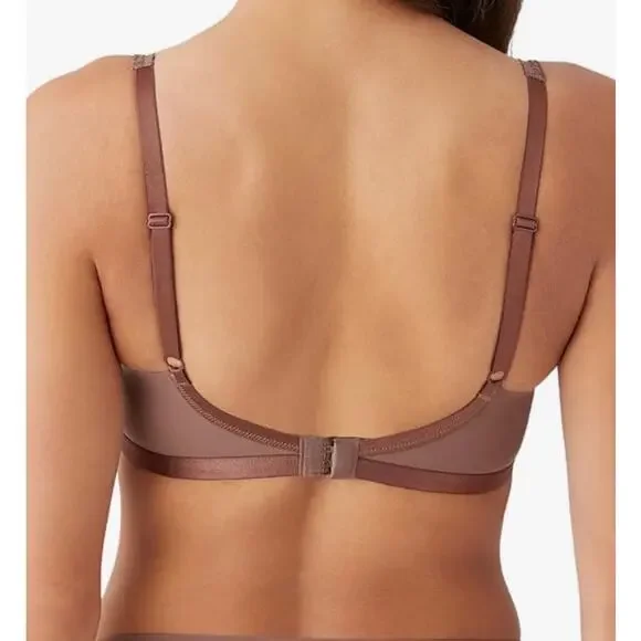 B. Tempt'd by Wacoal Women's Size 34B Nearly Nothing Plunge Underwire Bra - Picture 3 of 8